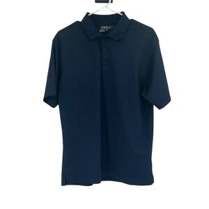 Nike Golf Blue Dri Fit Short Sleeve TOUR PERFORMANCE Polo Shirt Size M Men's